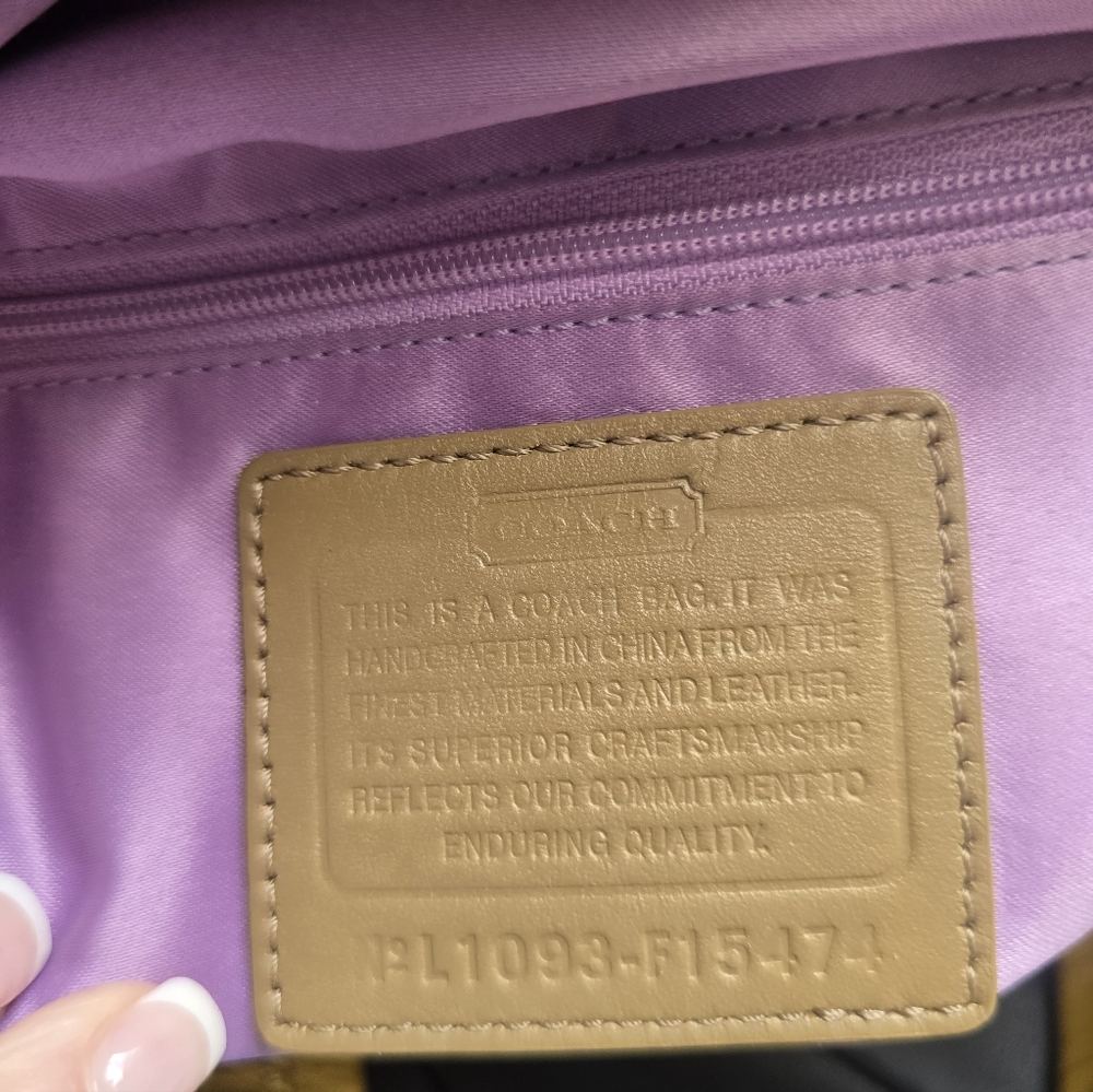 Coach Ashley Multicolor Patchwork Shoulder Bag - image 7